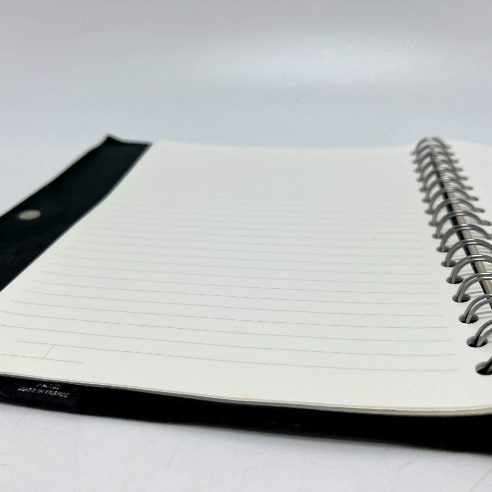 HERMES Ulysse GM Notebook Stationery Stationery Notebook Cover Taurillon Clemence Unisex Black