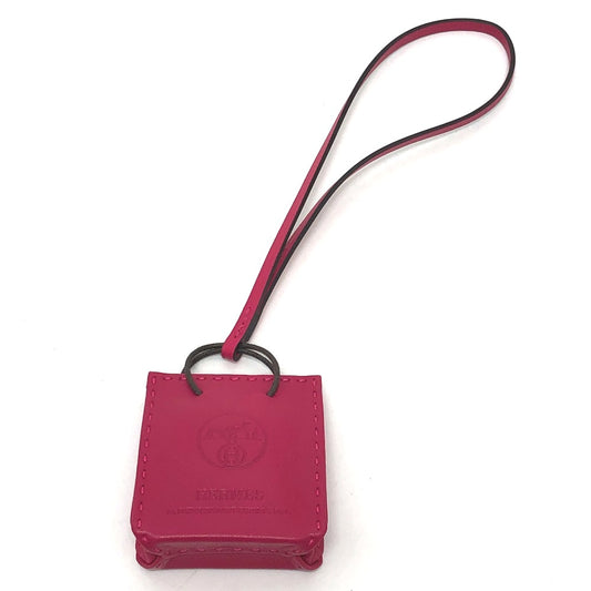 HERMES Sac Orange Bag Charm by Anjo Miro, Women's, Rose Mexico, Purple