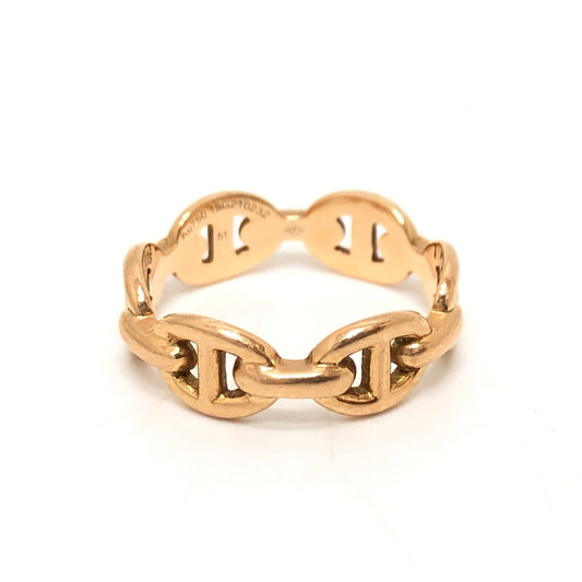 Hermes Chaine d'C Ancle Enchene PM Ring Ring Ring Ring K18pg Emas Wanita