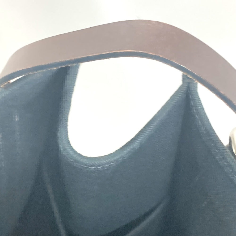 HERMES Cavallico Shoulder Bag/Tote Bag, Canvas, Unisex, Black