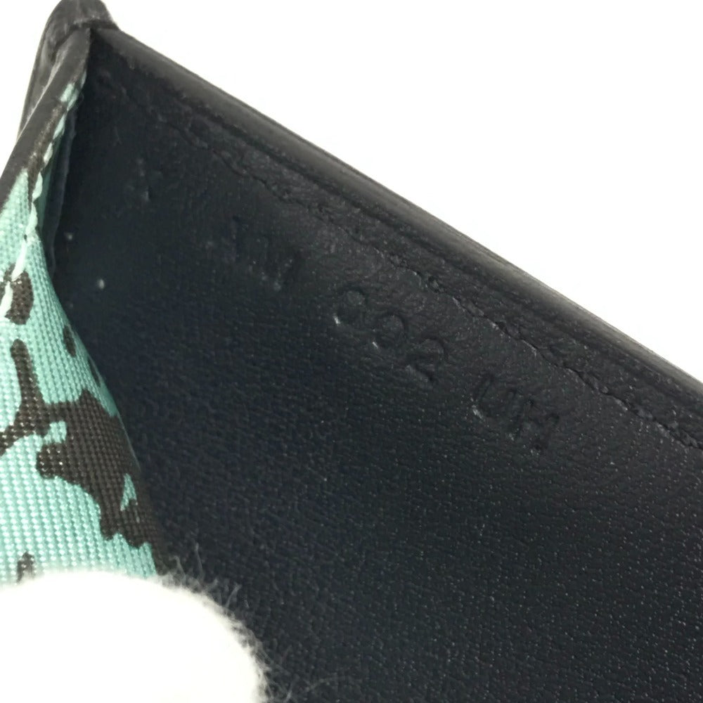 HERMES シチズンツイル シルクイン コンパクト コンパクトウォレット 札入れ 2つ折り財布 スイフト メンズ ネイビー系