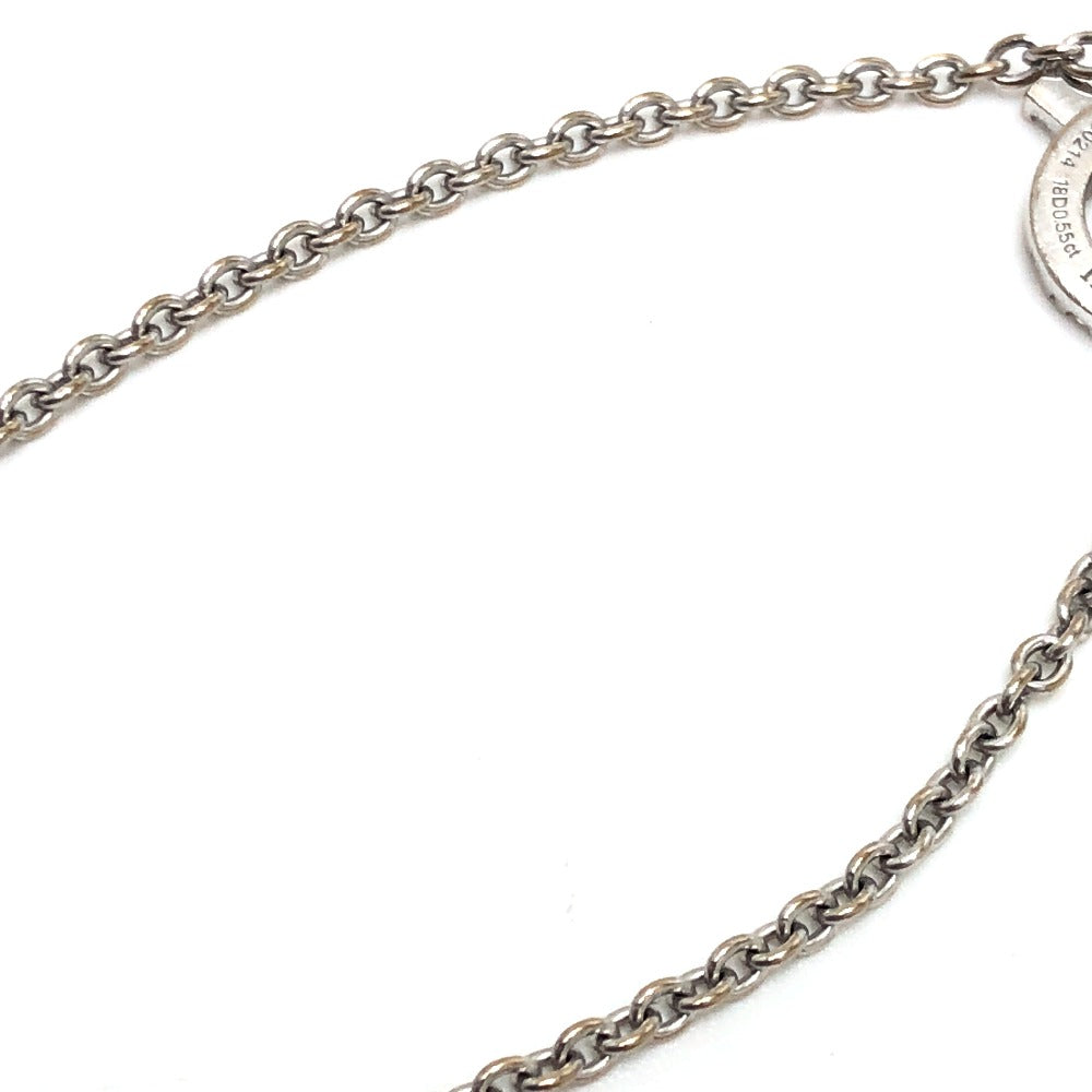 HERMES Finesse K18WG Diamond 0.55ct Accessory Bracelet K18WG Women's Silver