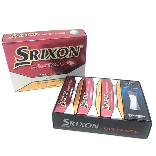 ゴルフボール 1ダース(12個) SRIXON DISTANCE スリクソンディスタンス ZETA ZT-01 雑貨 ユニセックス ホワイト