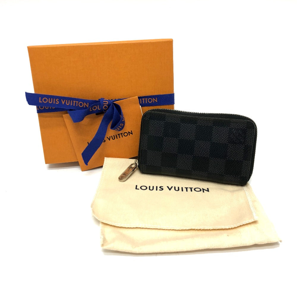 LOUIS VUITTON N63076 ダミエグラフィット ジッピーコインパース コインケース ダミエグラフィットキャンバス メンズ ブラック - brandshop-reference