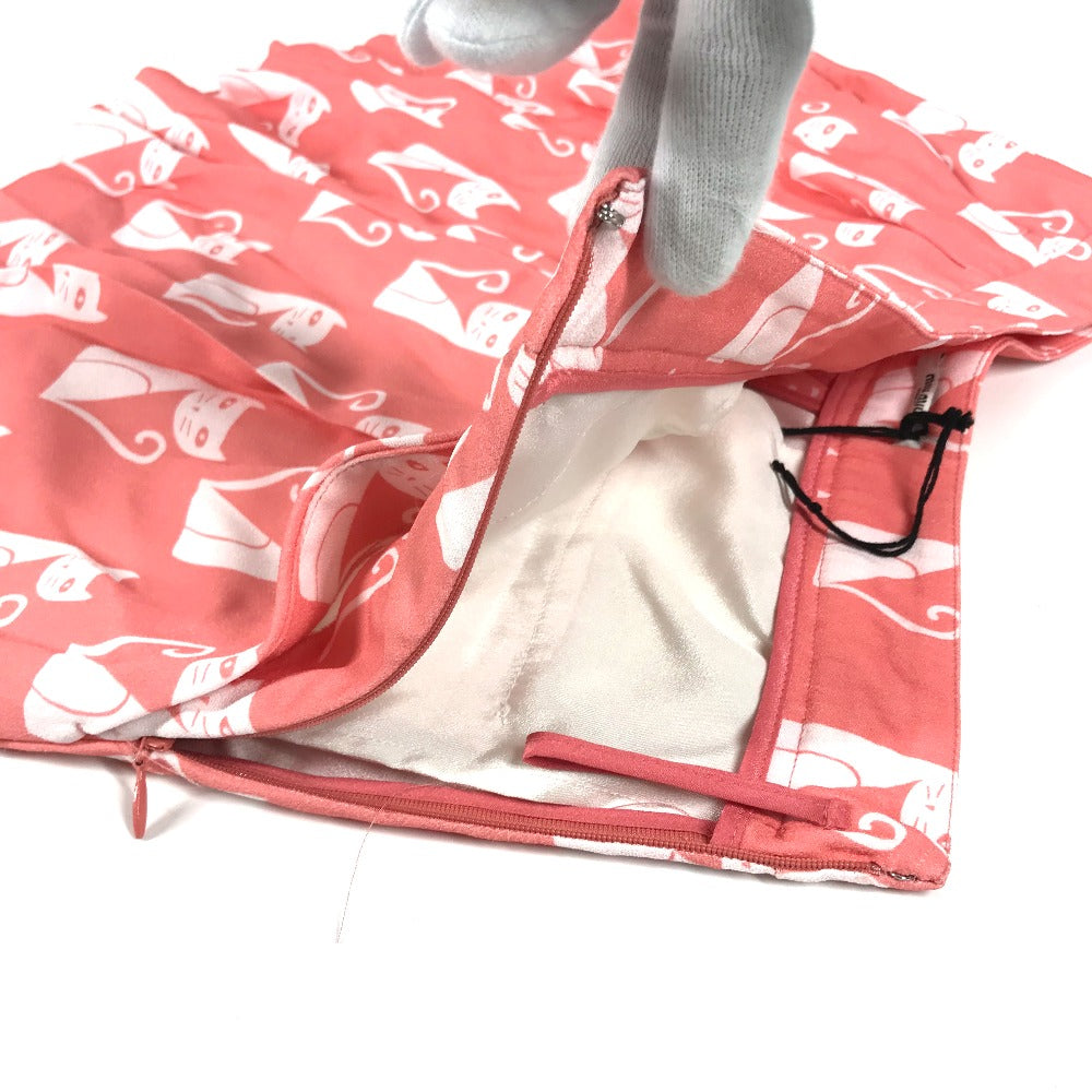 MIUMIU MP1012 バイカラー キャット 猫 アニマル ハーフパンツ ボトムス アパレル ショートパンツ ビスコース レディース - brandshop-reference