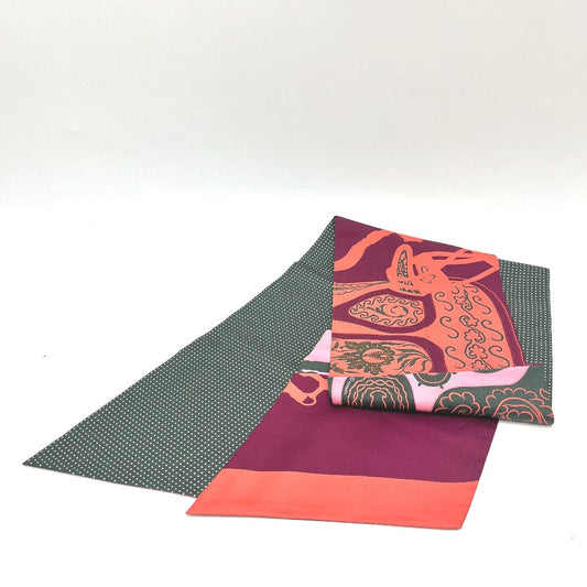 HERMES FESTIVAK DES AMAZON マキシツイリー ツィリー バンドースカーフ スカーフ シルク レディース マルチカラー