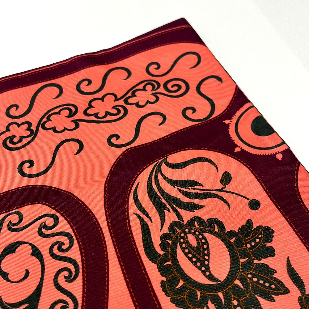 HERMES FESTIVAK DES AMAZON マキシツイリー ツィリー バンドースカーフ スカーフ シルク レディース マルチカラー