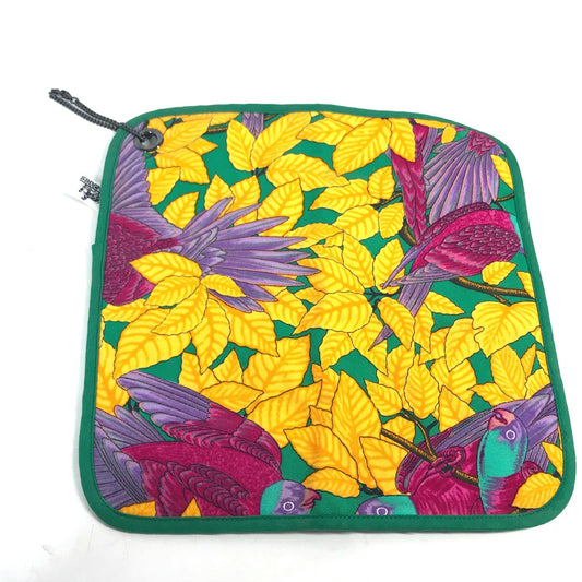 HERMES ヴィンテージ 鳥柄 バード ハンドタオル インテリア タオル コットン レディース - brandshop-reference