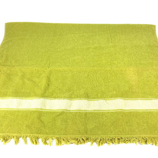 HERMES バスタオル インテリア ひざかけ ブランケット ヨッティング ビーチタオル タオル コットン レディース グリーン - brandshop-reference