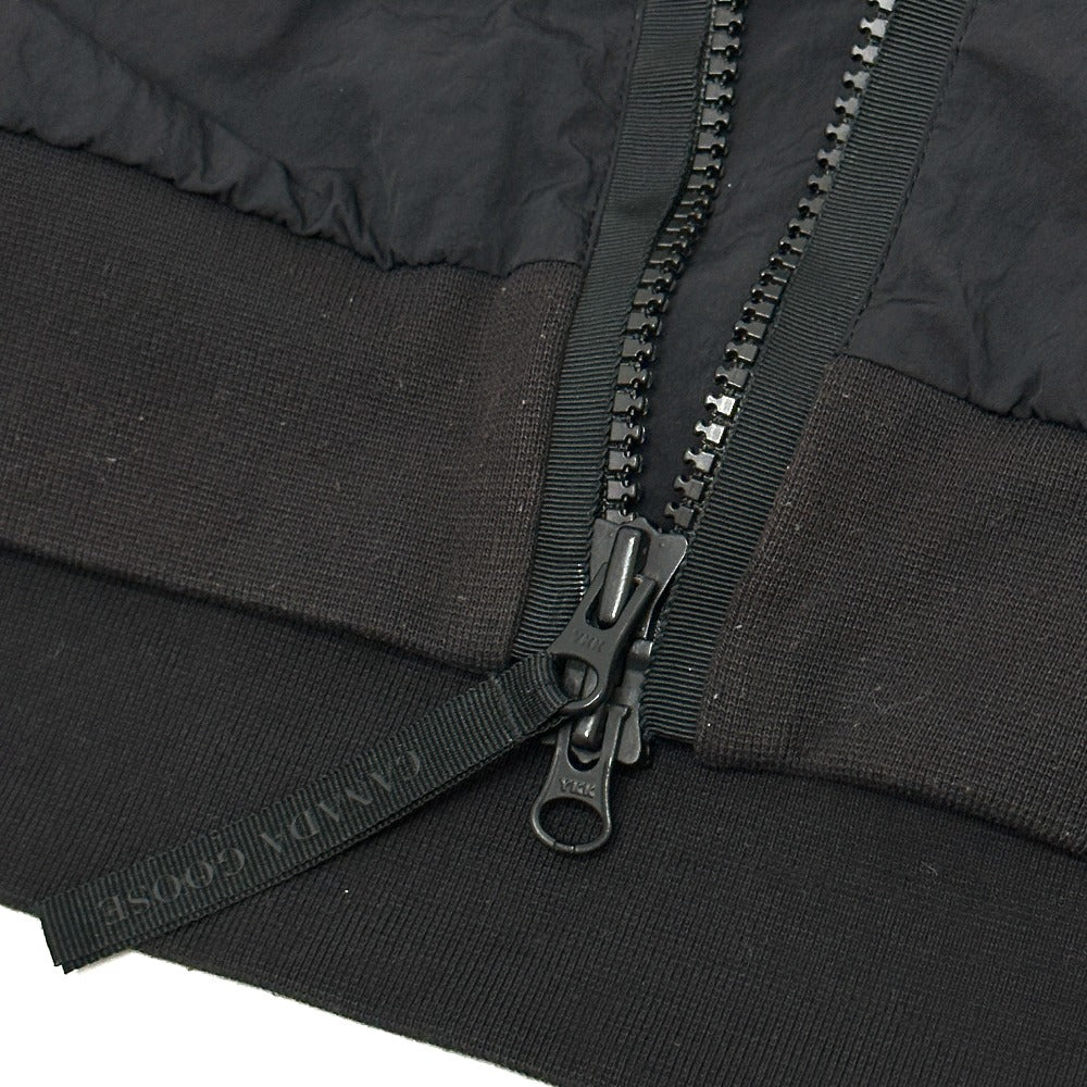 Kanada Goose 2441MB Nylon Switching Windbridge Apparel Out Zip Up Jacket Nylon Lelaki Hitam