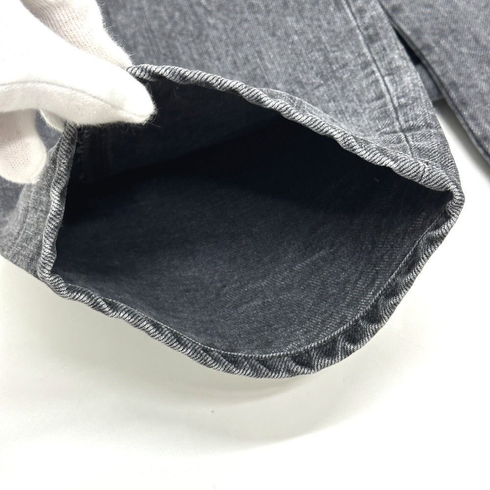 IRENE 25A88004 Double waist denim pants Apparel Bottoms Jeans Denim pants cotton Black Used