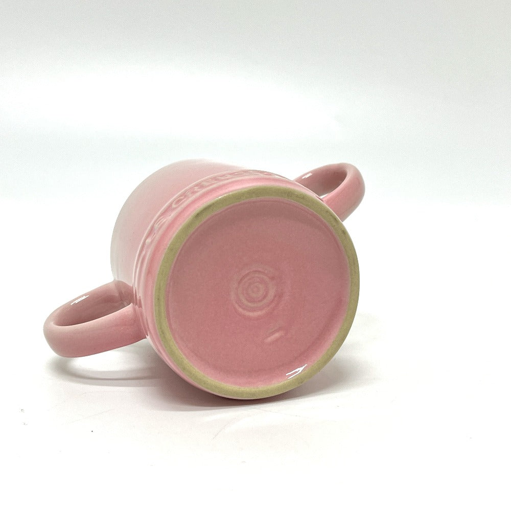 LE CREUSET Baby mug Ceramic tableware cups Mug Pottery Milky pink pink Used
