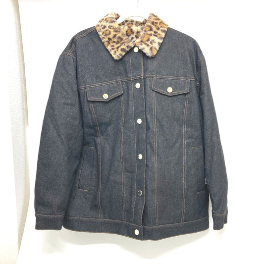 MARINA RINALDI MRM23.5083032 Marina Rinaldi Max Mara reversible denim jacket, women's, blue