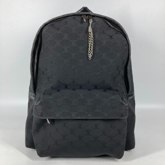 CELINE Triomphe Logo Backpack Canvas Men's Black