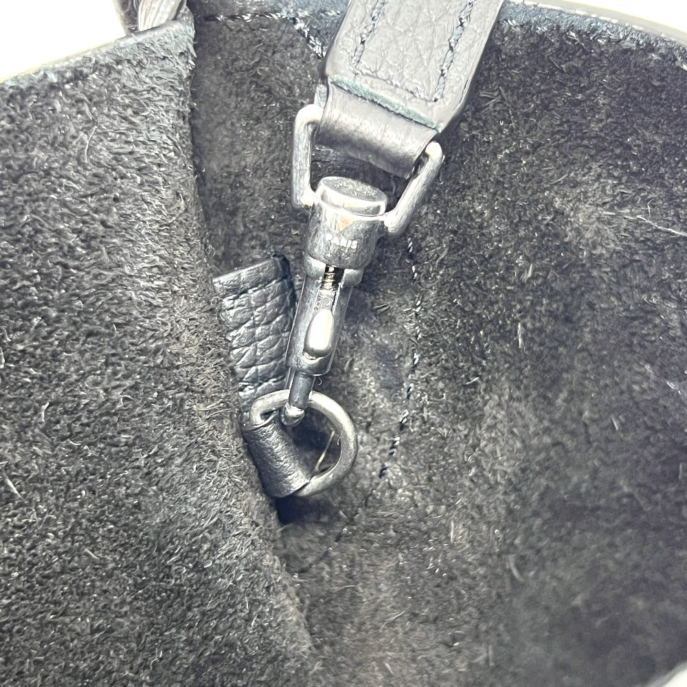 CELINE ビックバッグバケットナノ 2WAY カバン バッグ ショルダー 斜め掛け ショルダーバッグ レザー レディース ブラック