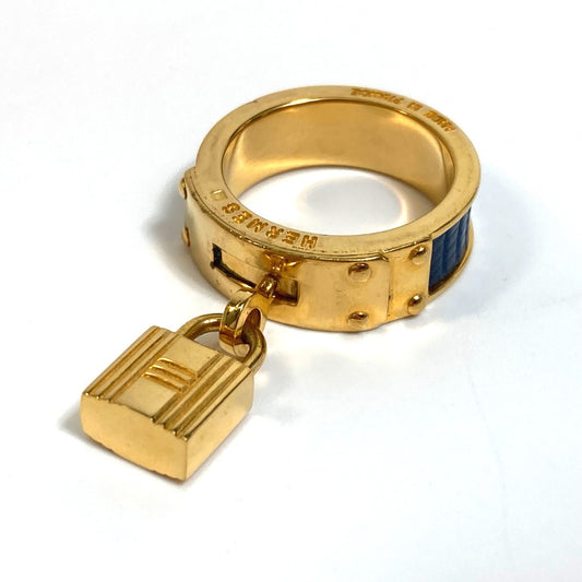 HERMES Accessories Fashion Accessories Cadena Padlock Motif Scarf Ring Metal Ladies Blue