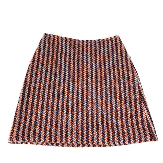 HERMES Women's Brown Wool Skirt