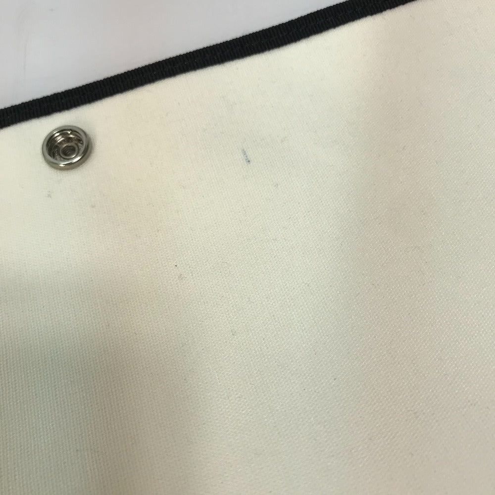 HERMES ショルダーバッグ 肩掛け レオパード ヒョウ 豹 ビーチバッグ トートバッグ キャンバス レディース ネイビー - brandshop-reference