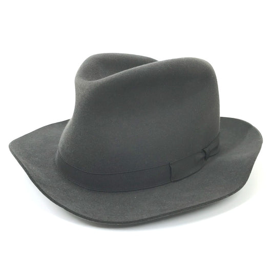 HERMES hat, men's gray hat