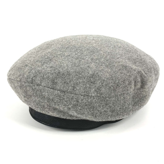 HERMES 帽子 ベレー帽 カシミヤ レディース グレー - brandshop-reference