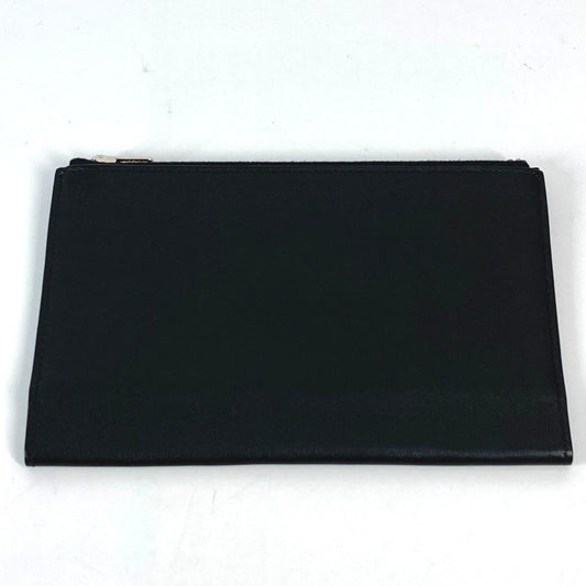 HERMES Stationery Notepad "EA Zip" PM Memo Cover Case Notebook Cover Leather Unisex Black