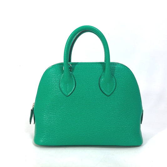 HERMES Bolide 1923 Mini 2-Way Shoulder Bag, Crossbody Bag, Pochette, Handbag, Chevre, Women's, Mint Green