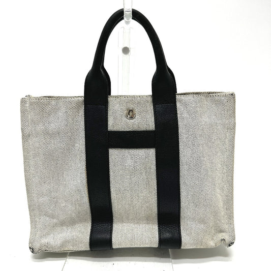HERMES Sac Arne PM Handbag/Tote Bag Toile H Women's Gray