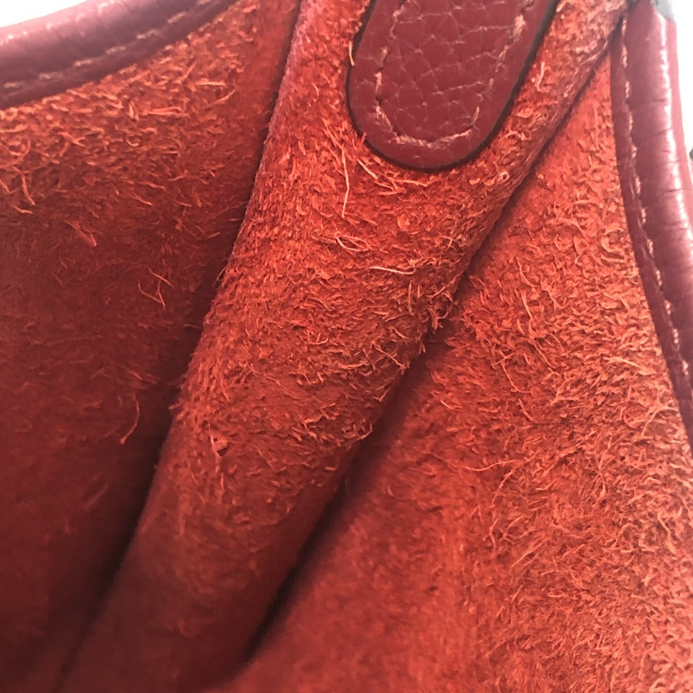 HERMES Evelyn TPM Evelyn TPM 16 Crossbody bag GoldHardware Shoulder Bag Taurillon Clemence Rouge Ash Red Used