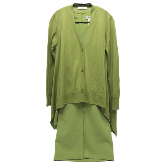 MAX MARA ワンピース ベルト カーディガン アパレル セット アンサンブル ワンピース ポリエステル レディース グリーン - brandshop-reference