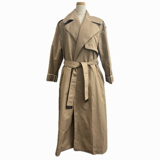 MAX MARA 24190210546 アパレル ツイル スプリングコート アウター ジャケット トレンチコート コットン レディース ブラウン