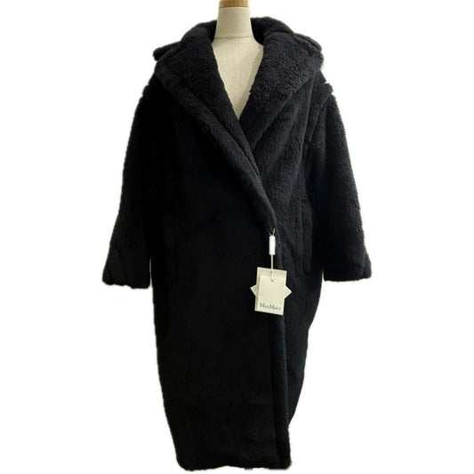 MAX MARA 2521016052 テディベア アイコン アパレル アウター コート ロングコート ウール レディース ブラック