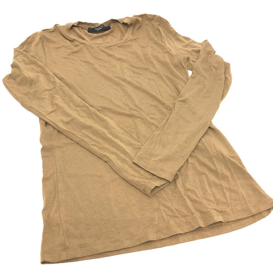 MAX MARA 2359460233 Women's Long Sleeve Viscose T-Shirt in Brown