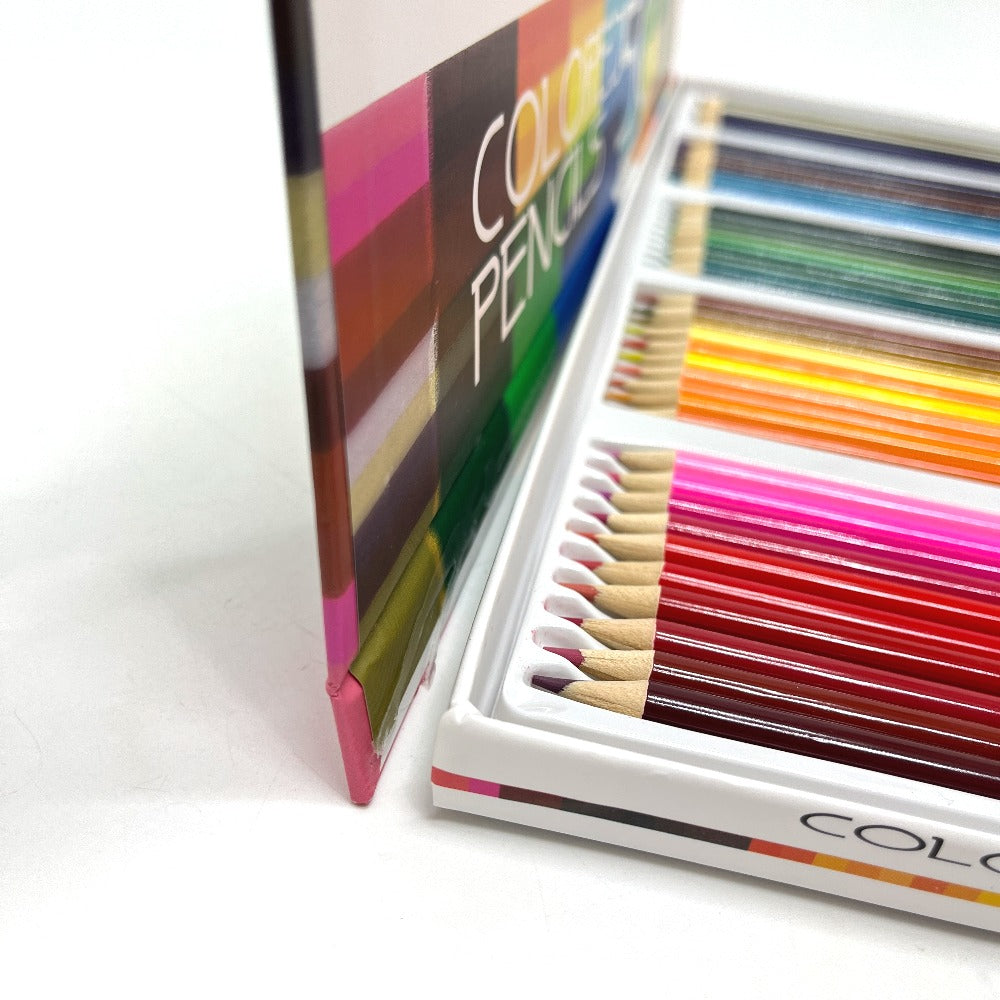 MegArt Colored 50 Colors Colored Pencils, Colored Pencils, Sundries, Wood, Unisex, Multicolor