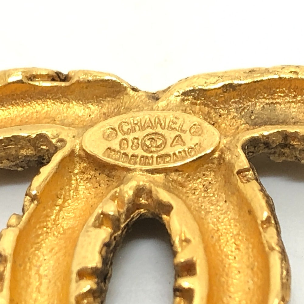 CHANEL 93A ココマーク フリンジ 溶岩 ブローチ 小物 ブランド小物 アクセサリー ブローチ メタル レディース ゴールド - brandshop-reference