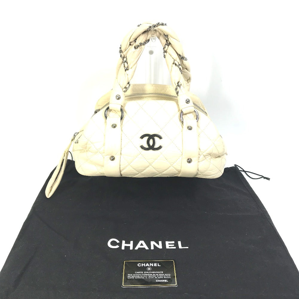CHANEL バブルキルト CC ココマーク チェーン ミニ ボストンバッグ ハンドバッグ レザー レディース - brandshop-reference