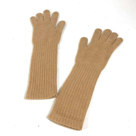 CHANEL CC ココマーク ロンググローブ 手袋 カシミヤ レディース ベージュ - brandshop-reference