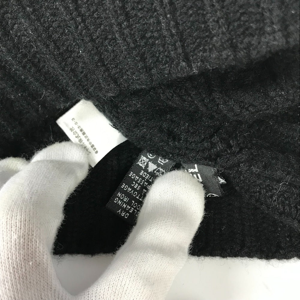 CHANEL No. 5 Logo Beanie Hat, Knit Cap, Cashmere, Women's, Black