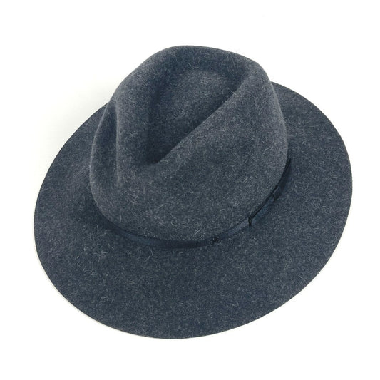 CHANEL Ribbon Logo CC Coco Mark Hat Bucket Hat Bob Hat Rabbit Women's Gray