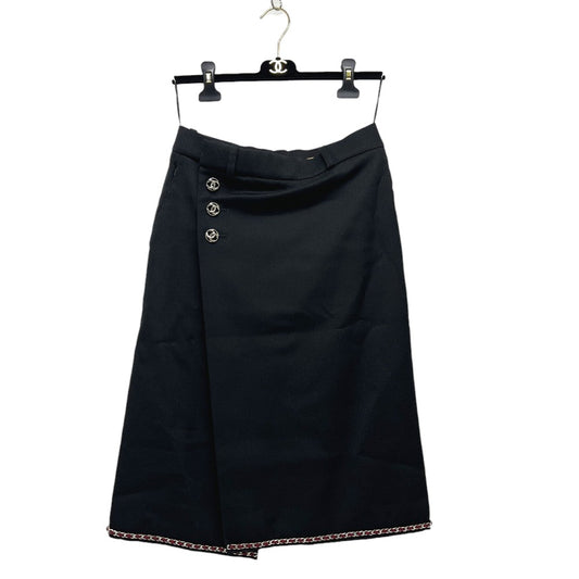 CHANEL P81913 Spring/Summer 2026 Midi Apparel Medium Skirt skirt Rayon Black Used