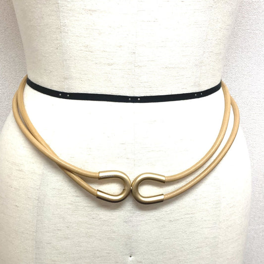 CHANEL CC ココマーク 2重 ベルト レザー レディース - brandshop-reference