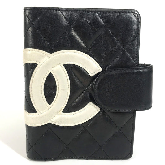 CHANEL A26727 カンボンライン CC ココマーク ロゴ ステーショナリー システム手帳 手帳カバー レザー レディース ブラック - brandshop-reference