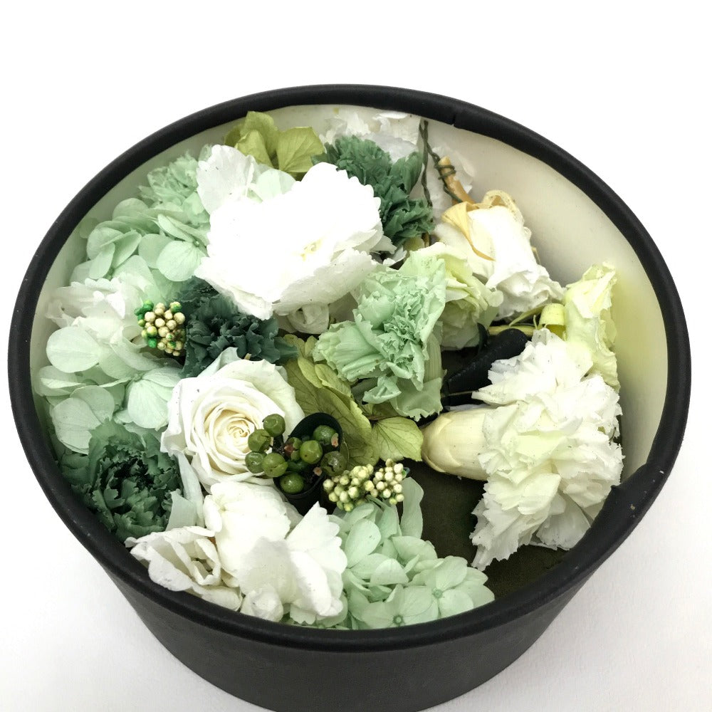 CHANEL Interior Novelty Preserved Flower Ornament for Women, Green