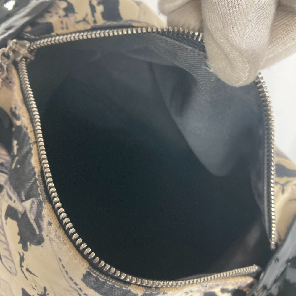 CHANEL ロゴ 飛行機 エアライン カバン ポーチ ハンドバッグ キャンバス レディース - brandshop-reference