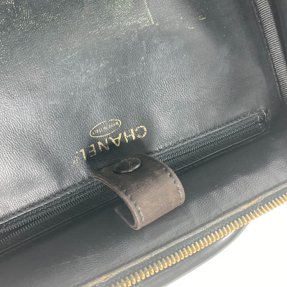 CHANEL ヴィンテージ CC ココマーク ハンドバッグ カバン バニティバッグ エナメル レディース - brandshop-reference