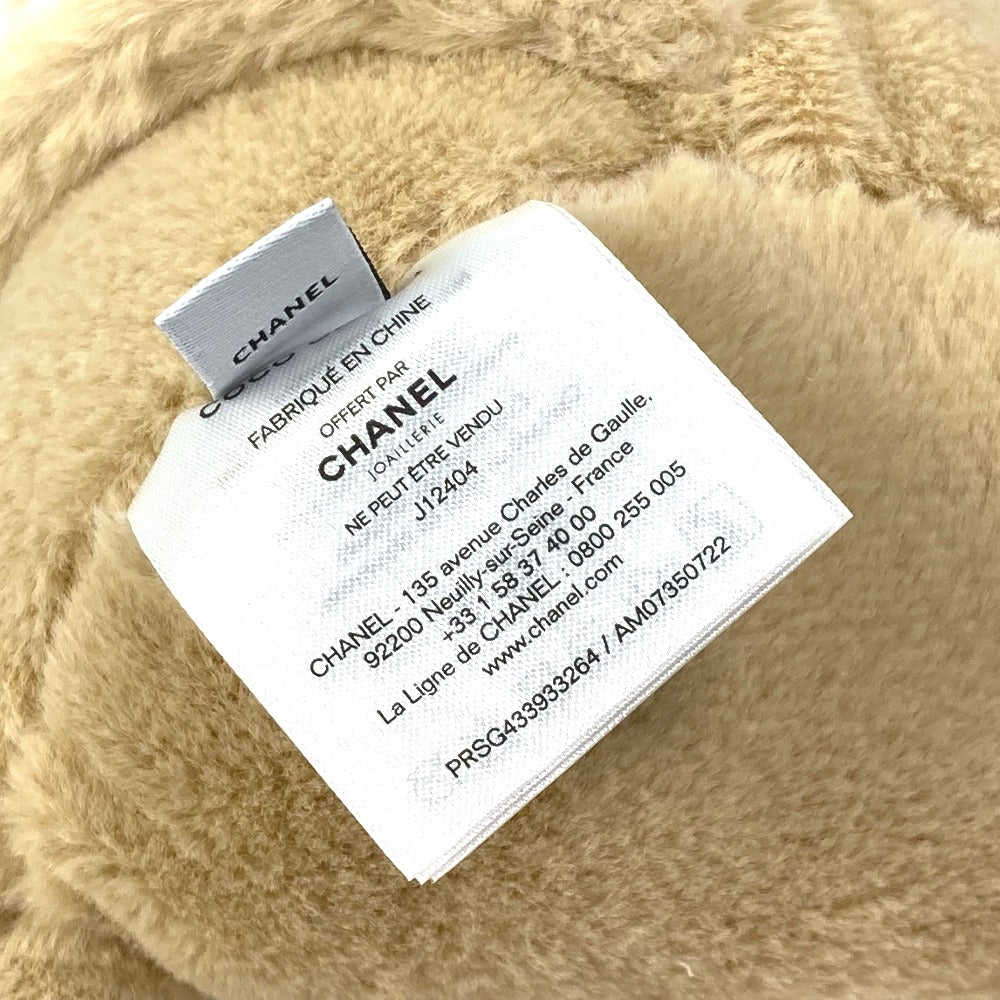 CHANEL COCO CRUSH Lion Animal Novelty Plush Toy (Not for Sale) for Women, Polyester, Beige