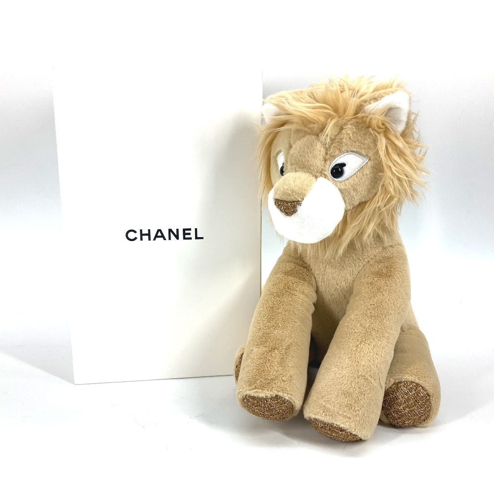 CHANEL ココクラッシュ COCO CRUSH ライオン ノベルティ 非売品 インテリア 人形 ぬいぐるみ アクリル レディース ベージュ