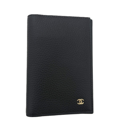 CHANEL AP5262 Coco Mark Classic Small Leather Card Case Pass Case Passport Holder for Women Black
