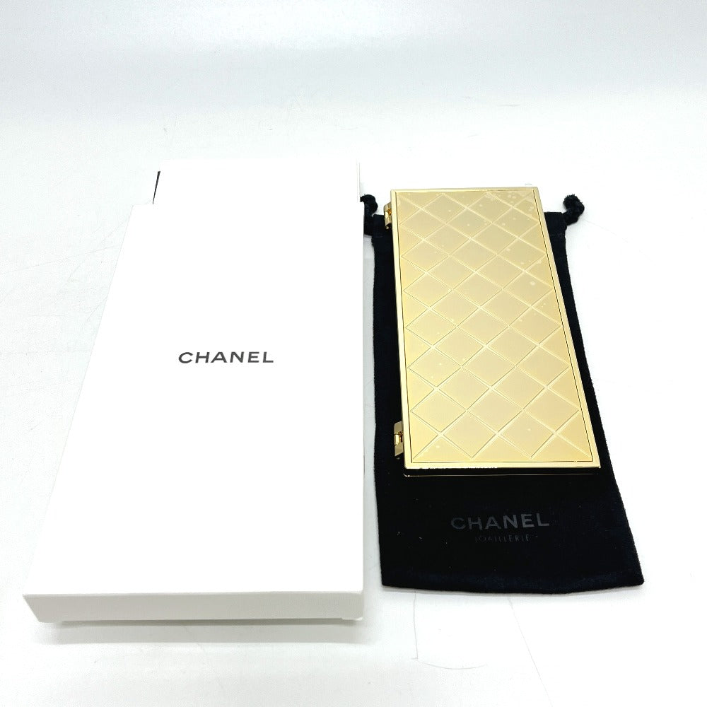 CHANEL CHANEL Mirror & Accessory Case (Gold - Coco Crush Pattern) Coco Crush Mirror Novelty Not for Sale Limited Edition Fine Jewelry Accessory Case Metal Women's Gold