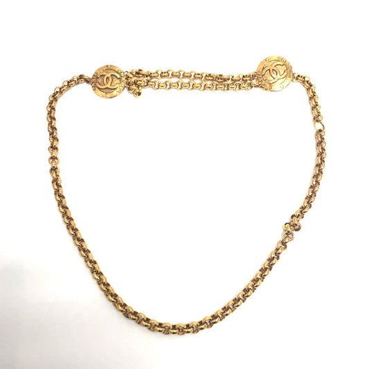 CHANEL ココマーク ロゴ ズボン用ベルト ベルト メタル レディース ゴールド - brandshop-reference