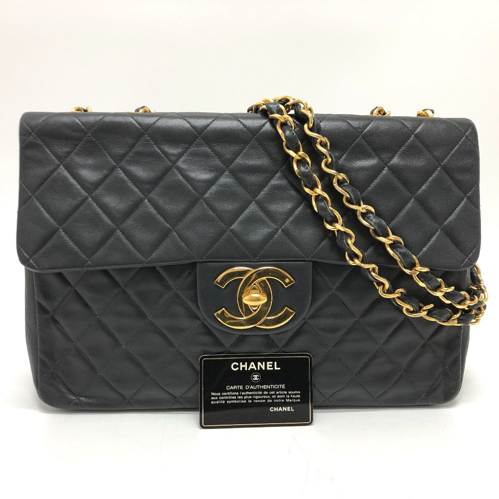CHANEL A01094 マトラッセ ココマーク デカマトラッセ 34 Wチェーン 肩掛け 斜め掛け ショルダーバッグ ラムスキン レディース - brandshop-reference